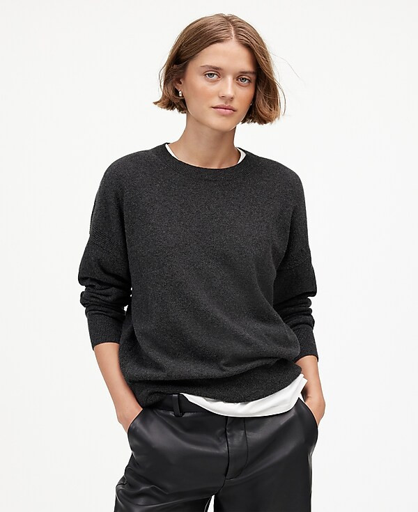 Cashmere Relaxed Crewneck Sweater | Madewell | Madewell