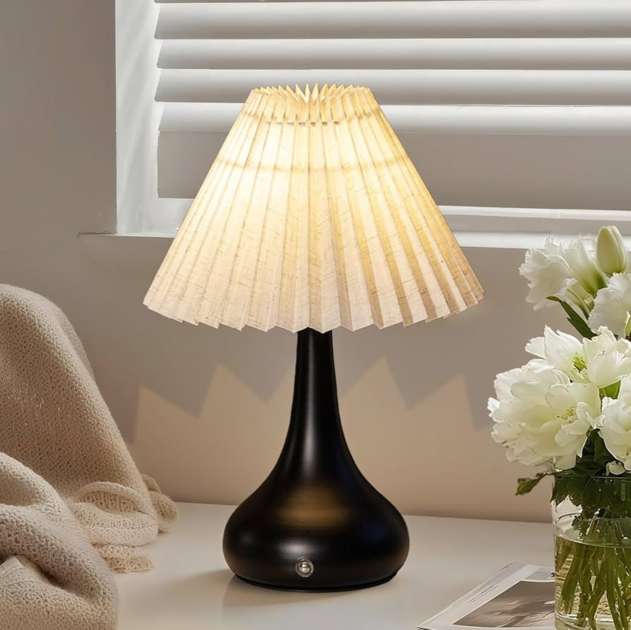 MJ PREMIER Cordless Lamp, Rechargeable Table Lamp with Touch Control, Metal Base, Easy Assembly, ... | Amazon (US)