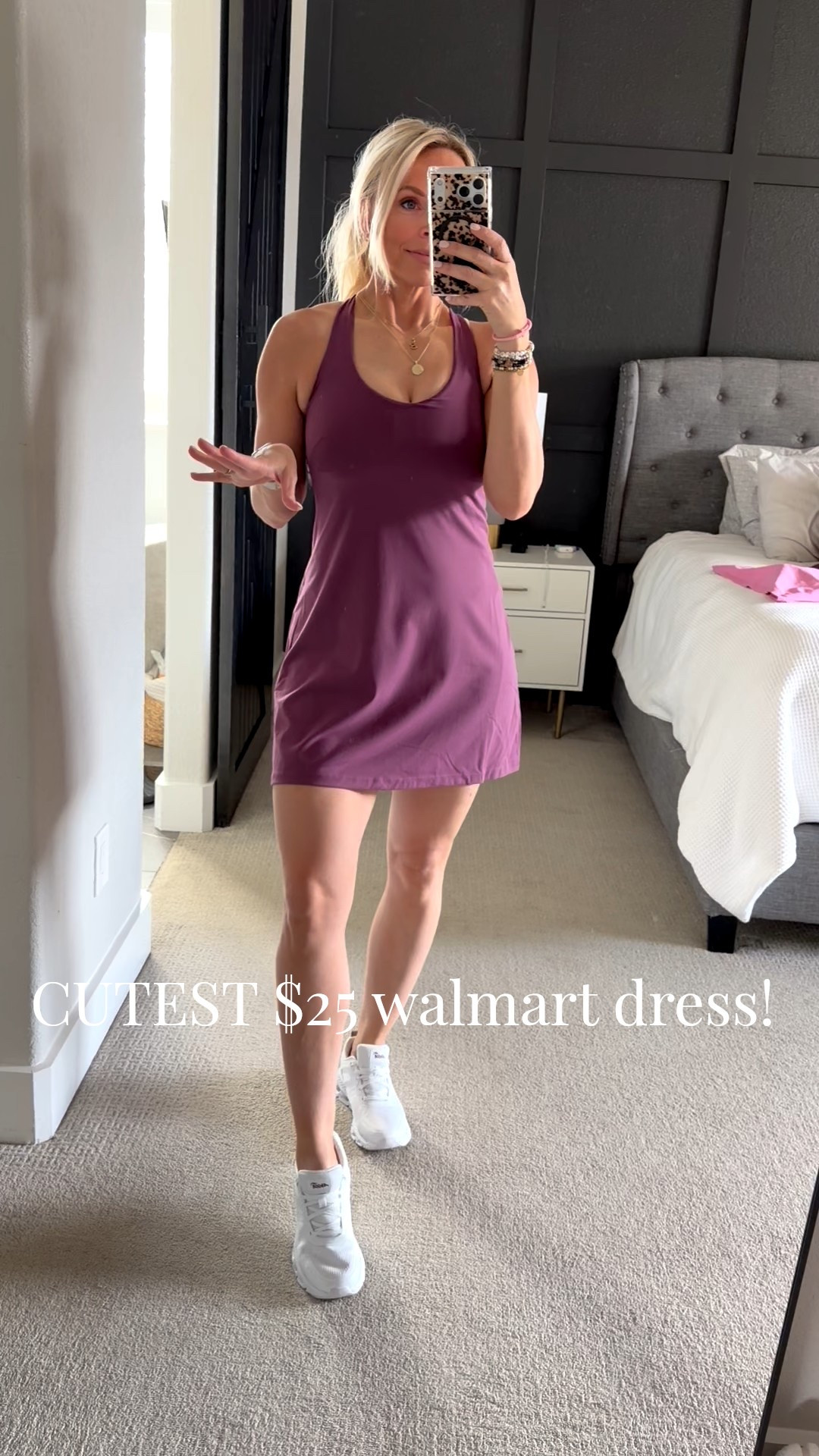 THE CUTEST $25 WALMART DRESS! Built in shorts that drop in back to go potty easily and they push the girls up nicely 👏🏼 size down one! 

#LTKootd #LTKActive #LTKmomlife