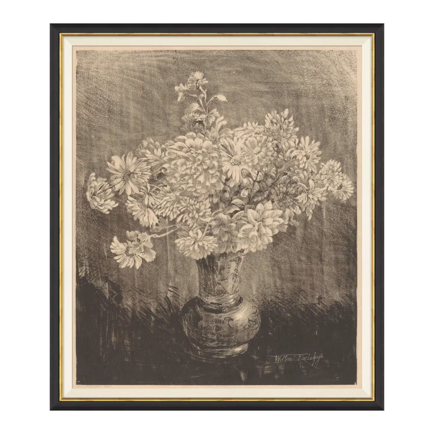 Flowers in Charcoal | Magnolia