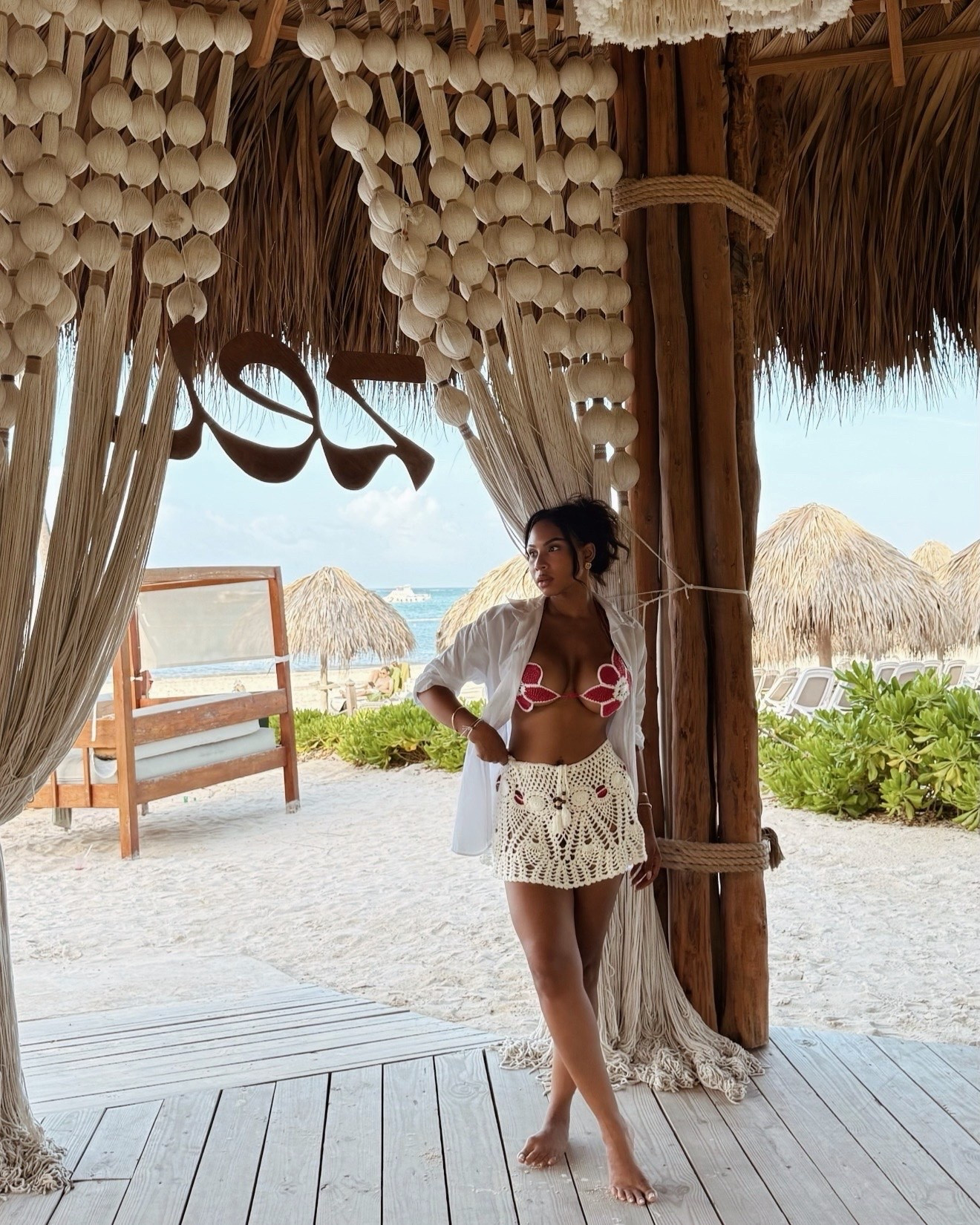 Wrapped in Crochet and ocean air 🌊

#LTKSwim #LTKootd