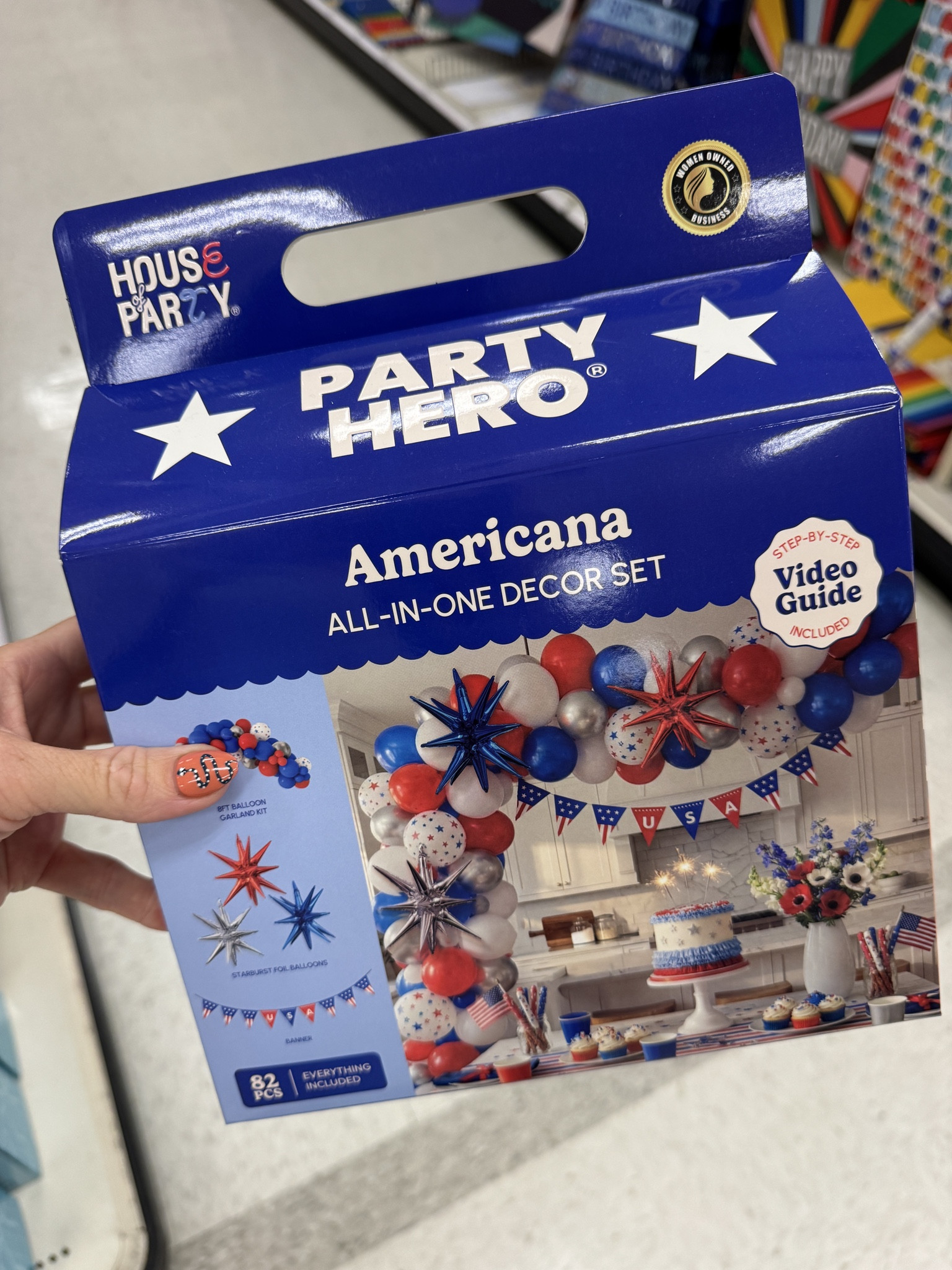 A party decor kit for your memorial day party!  All the red, white. and blue decor you need!

#july4th #partydecor #redwhiteandblue 

 #LTKSeasonal #LTKHome