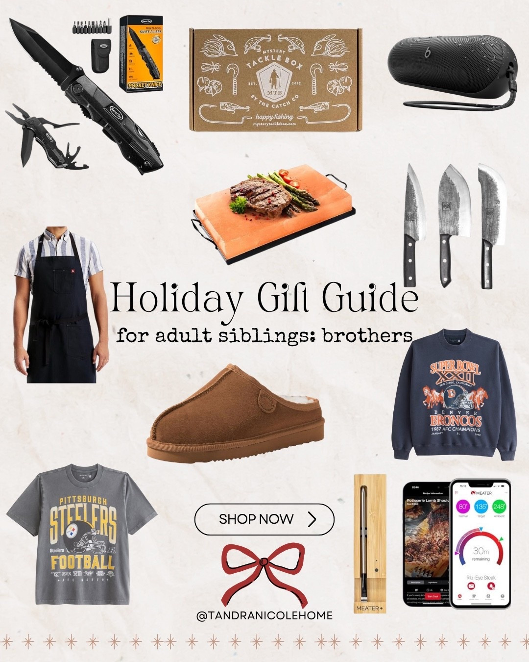 ✨ Holiday Gift Guide for Adult Siblings: Brothers ✨
If you ever feel stuck on what to get your brother, this list is packed with practical, fun, and actually useful gifts he’ll love. From grilling favorites and high-quality knives to slippers, sports gear, and tech, these are things they’ll actually use past Christmas morning.

Linked everything for you so you can shop easily! 🎁
#GiftGuideForHim #BrotherGiftIdeas #HolidayGiftGuide #LTKHoliday #LTKmens #GiftIdeas2025

#LTKCyberWeek #LTKGiftGuide #LTKMens