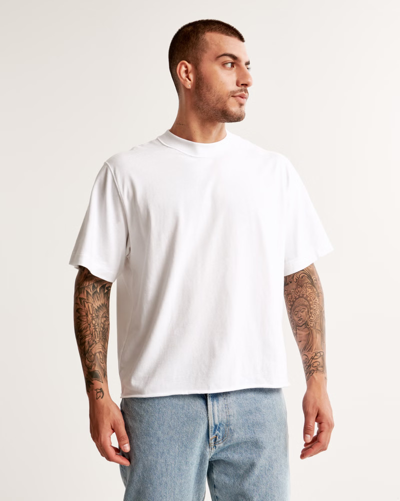 Vintage-Inspired Cropped Tee | Abercrombie & Fitch (US)