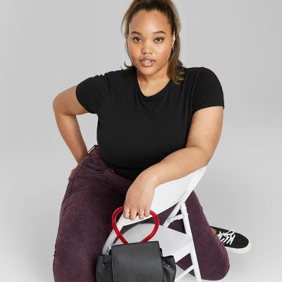 Women's Short Sleeve Cropped T-Shirt - Wild Fable™ | Target