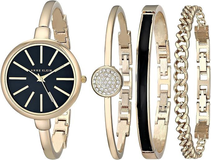 Anne Klein Women's Bangle Watch and Bracelet Set, AK/1470 | Amazon (US)