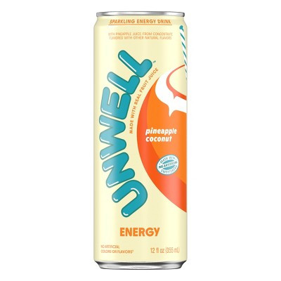 Unwell Pineapple Coconut Energy Drink - 12 fl oz | Target