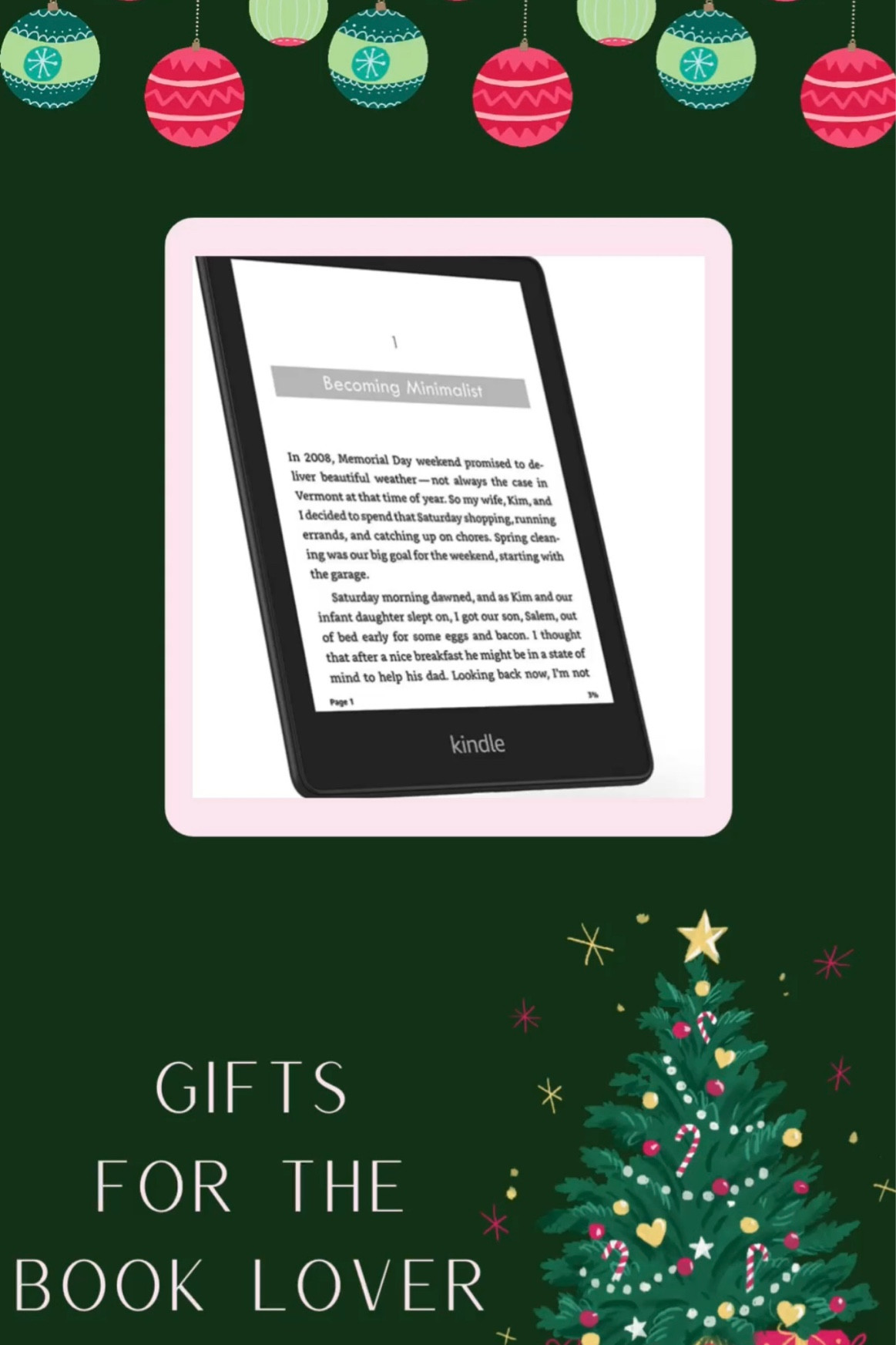AMAZON Kindle Paperwhite Signature Edition

Gift guide // book lover //bookworm // Kindle Paperwhite // Kindle Oasis // Wireless Headphones // Kindle Accessories // Bookmarks

#LTKHoliday #LTKGiftGuide #LTKCyberWeek