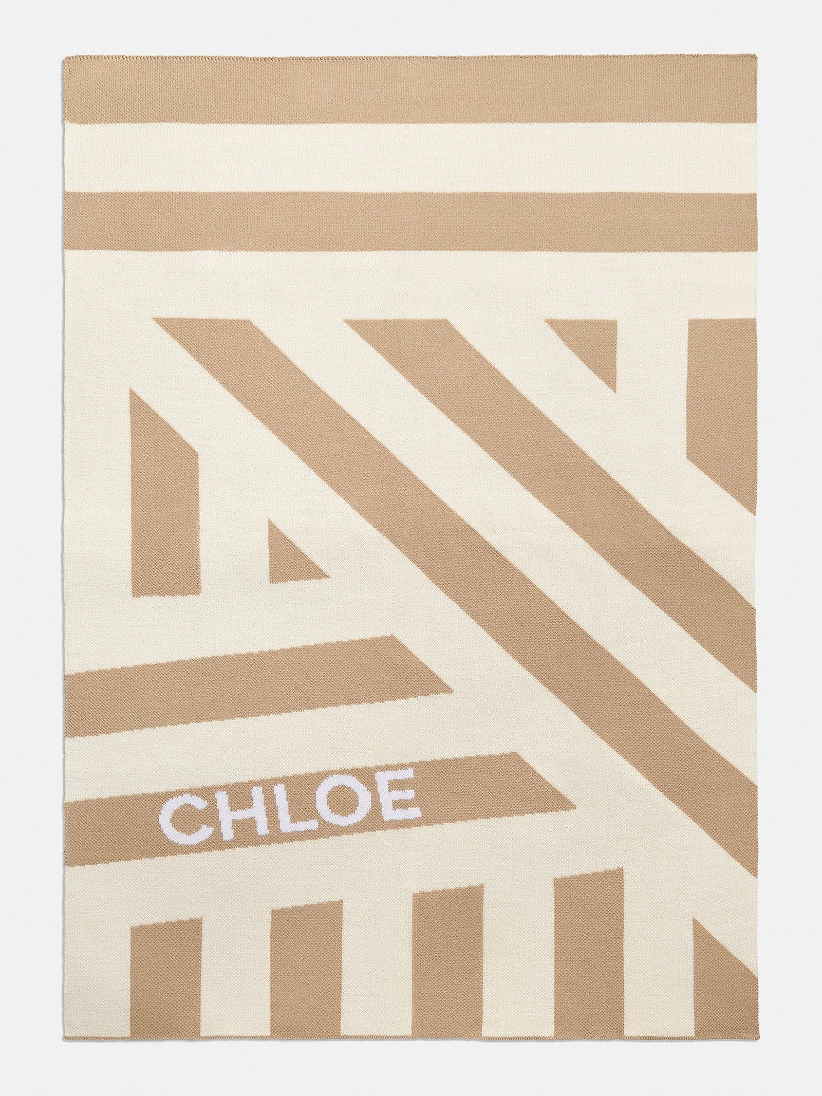 Criss Cross Blanket - Natural/Beige | BaubleBar (US)