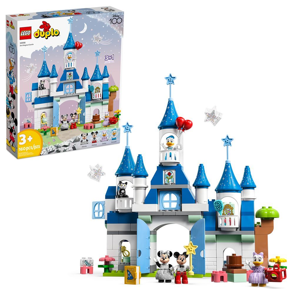 LEGO DUPLO 3 In 1 Magical Castle 10998 – Disney100 | Disney Store