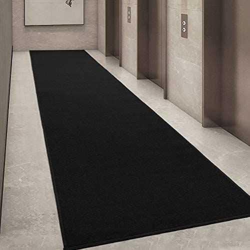 Ottomanson Ottohome Solid Rug, 2'7" x 9'10", Black | Amazon (US)