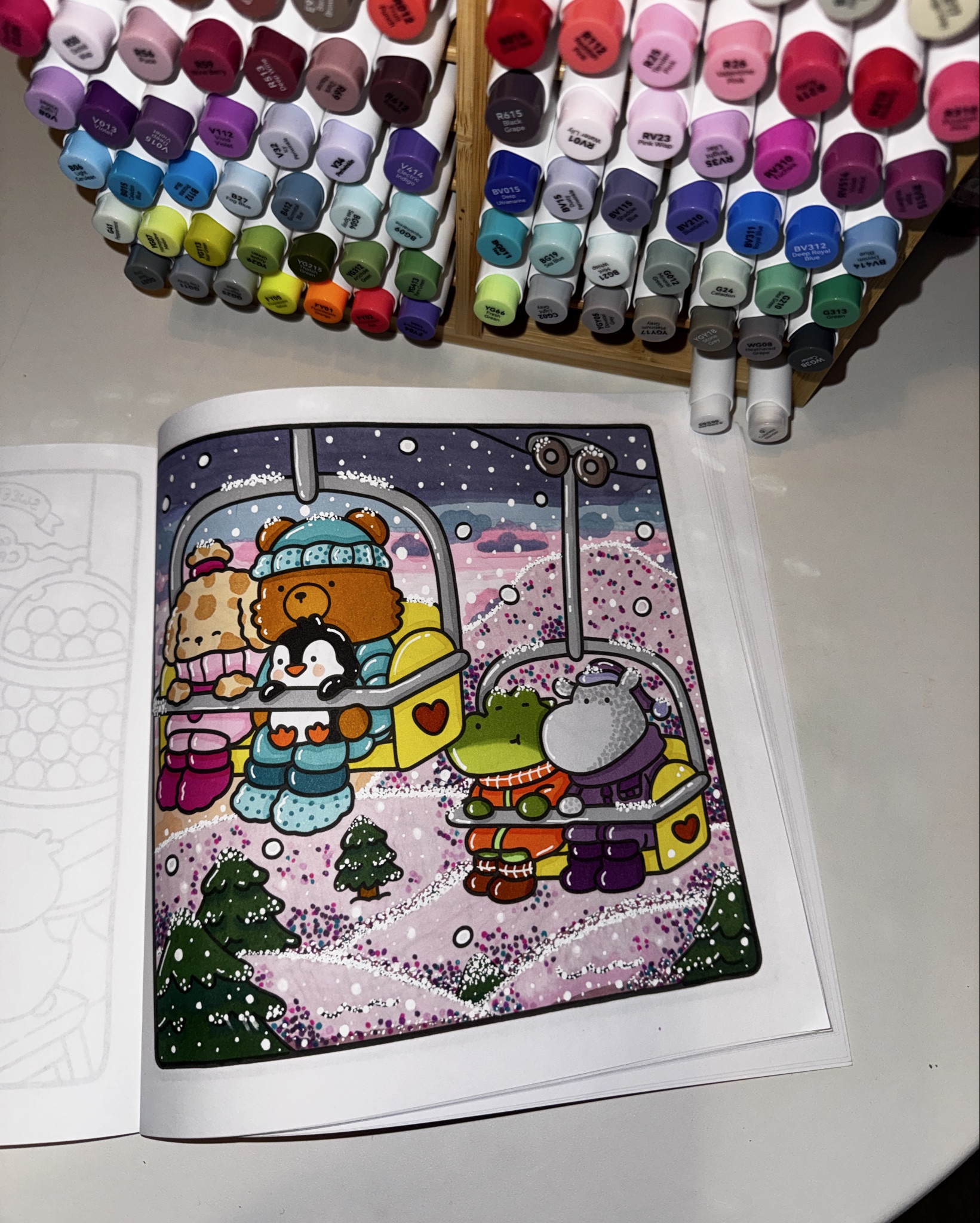 Cozy Friends: Coloring Book for Adults 

All the supplies I use for coloring! 🎨 

coco wyo / tiktok viral / adult coloring / alcohol markers / ohuhu markers

#LTKselfcare