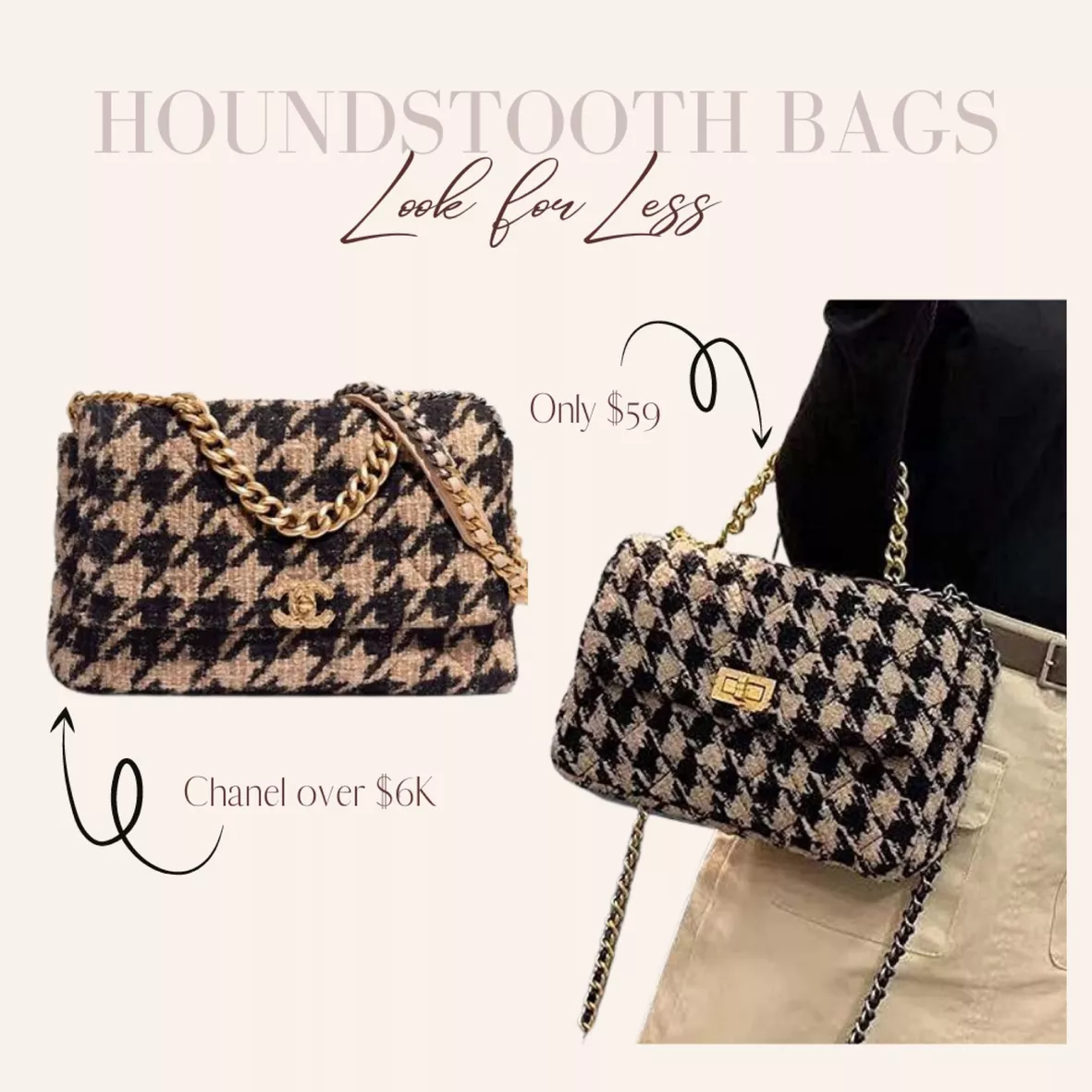Chanel 19 tweed handbag curated on LTK