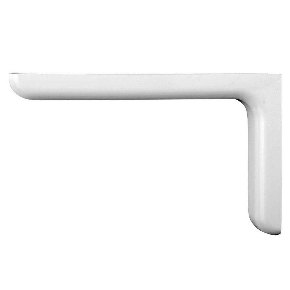 Everbilt 7.1 in. x 4.5 in. White Designer Shelf Bracket-EB-0035-WT - The Home Depot | The Home Depot