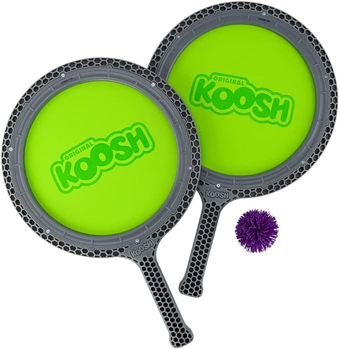 Koosh Double Paddle Playset -- Paddles and Ball for Added Koosh Fun! -- Fidget Toy -- For Ages 6+ | Amazon (US)