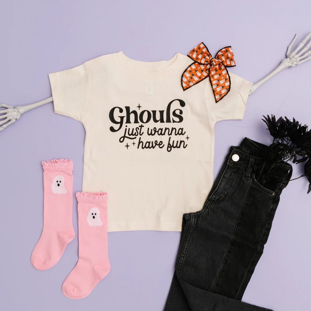 Ghouls just wanna have fun Halloween Shirt, Toddler halloween Shirt, Fall toddler shirt, Child Ha... | Etsy (US)