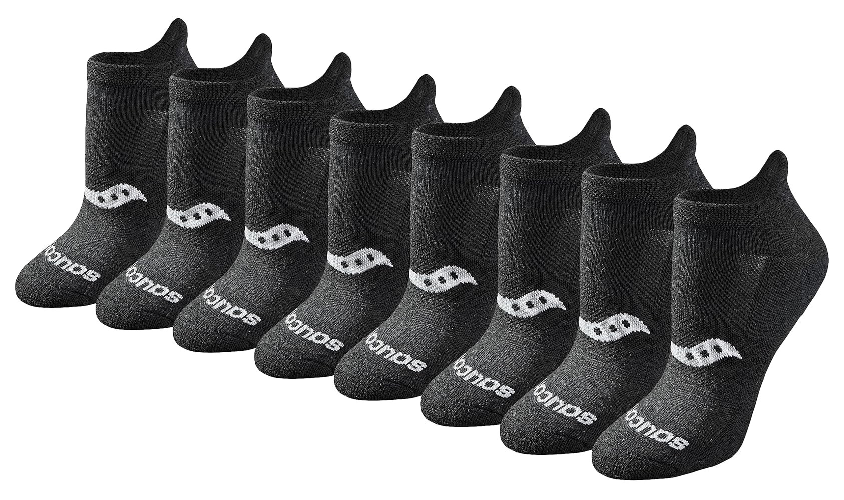 Saucony Women's Rundry Performance Heel Tab Athletic Socks, Available in S-l (8, 16, 24 Pairs) | Amazon (US)