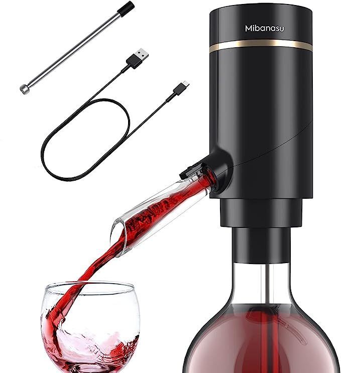 Electric Wine Aerator Pourer, Multi-Smart Automatic Filter Wine Dispenser - Premium Aerating Pour... | Amazon (US)