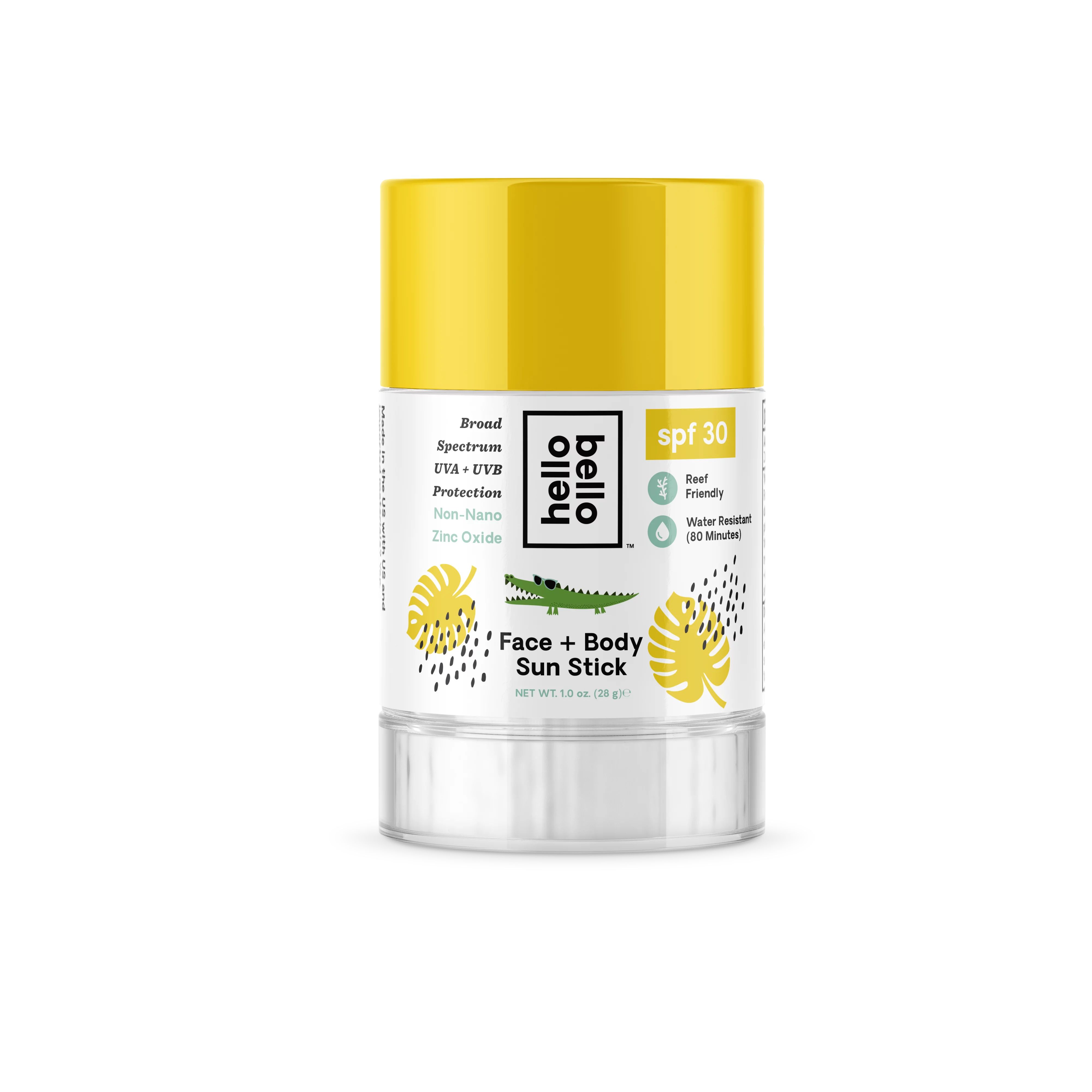 Hello Bello 30 SPF Face + Body Sunscreen Stick, 1 fl oz | Walmart (US)