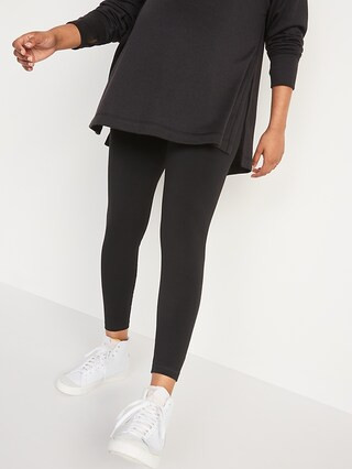 Maternity Rollover-Waist PowerChill 7/8-Length Leggings | Old Navy (US)