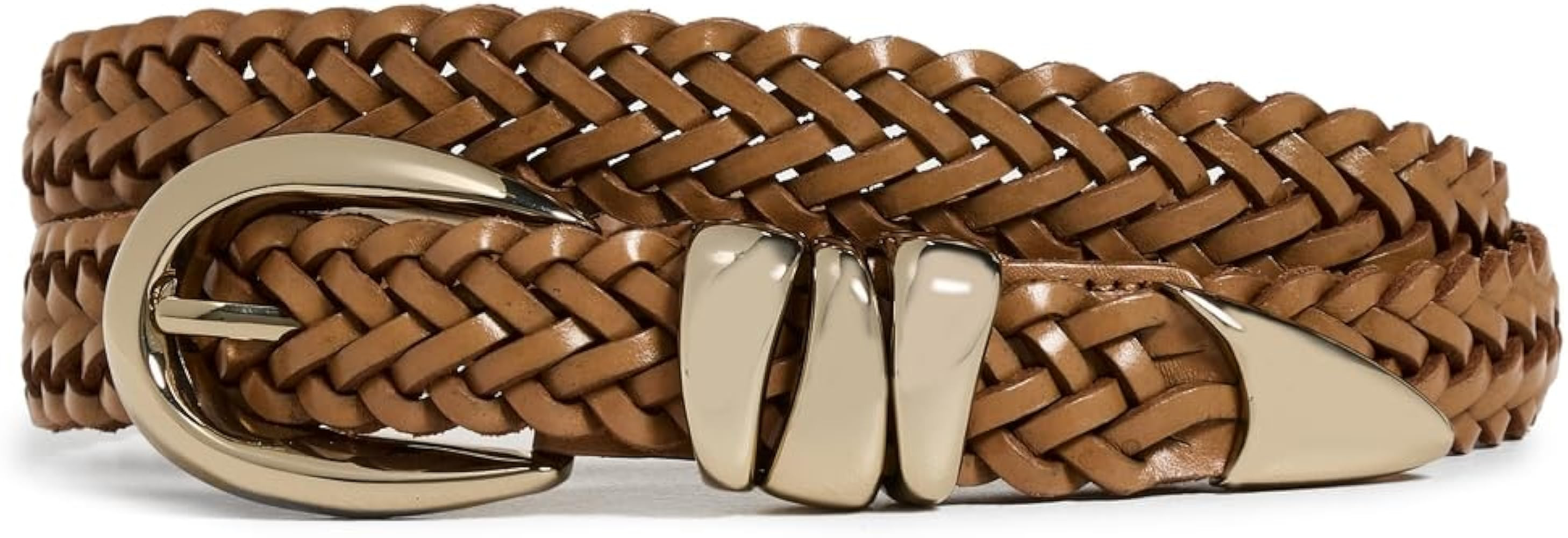 Madewell Women's Woven Triple Metal Keeper Belt | Amazon (US)