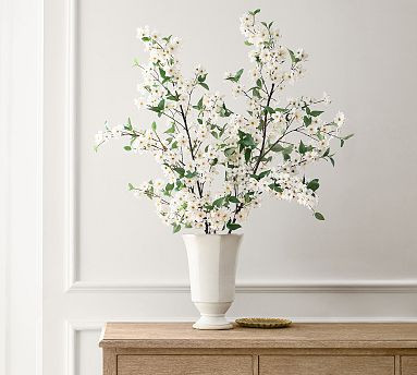 Faux Oversized Blooming Dogwood Branch | Pottery Barn (US)