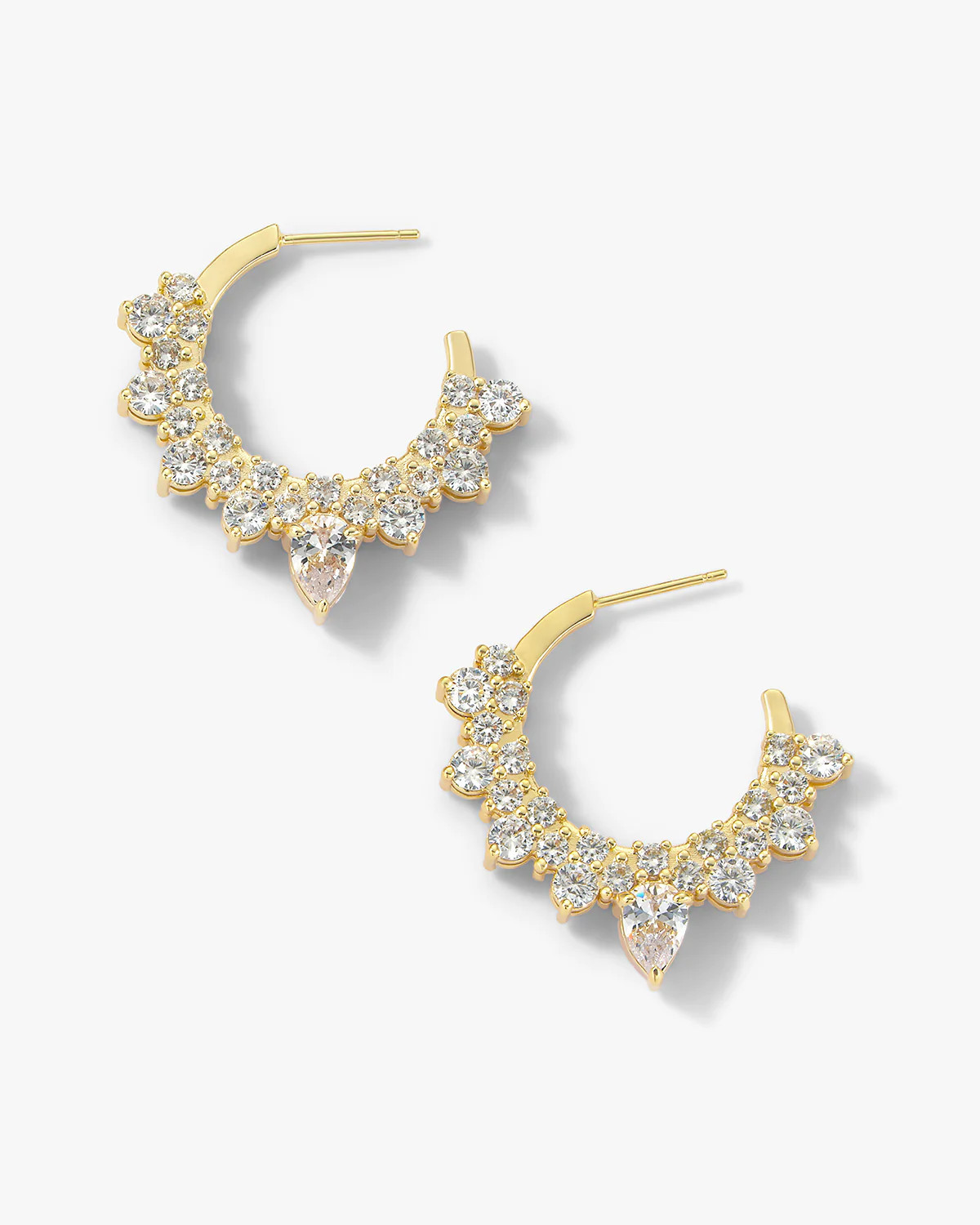 "So F-ing Gorgeous" 1" Hoops | Melinda Maria