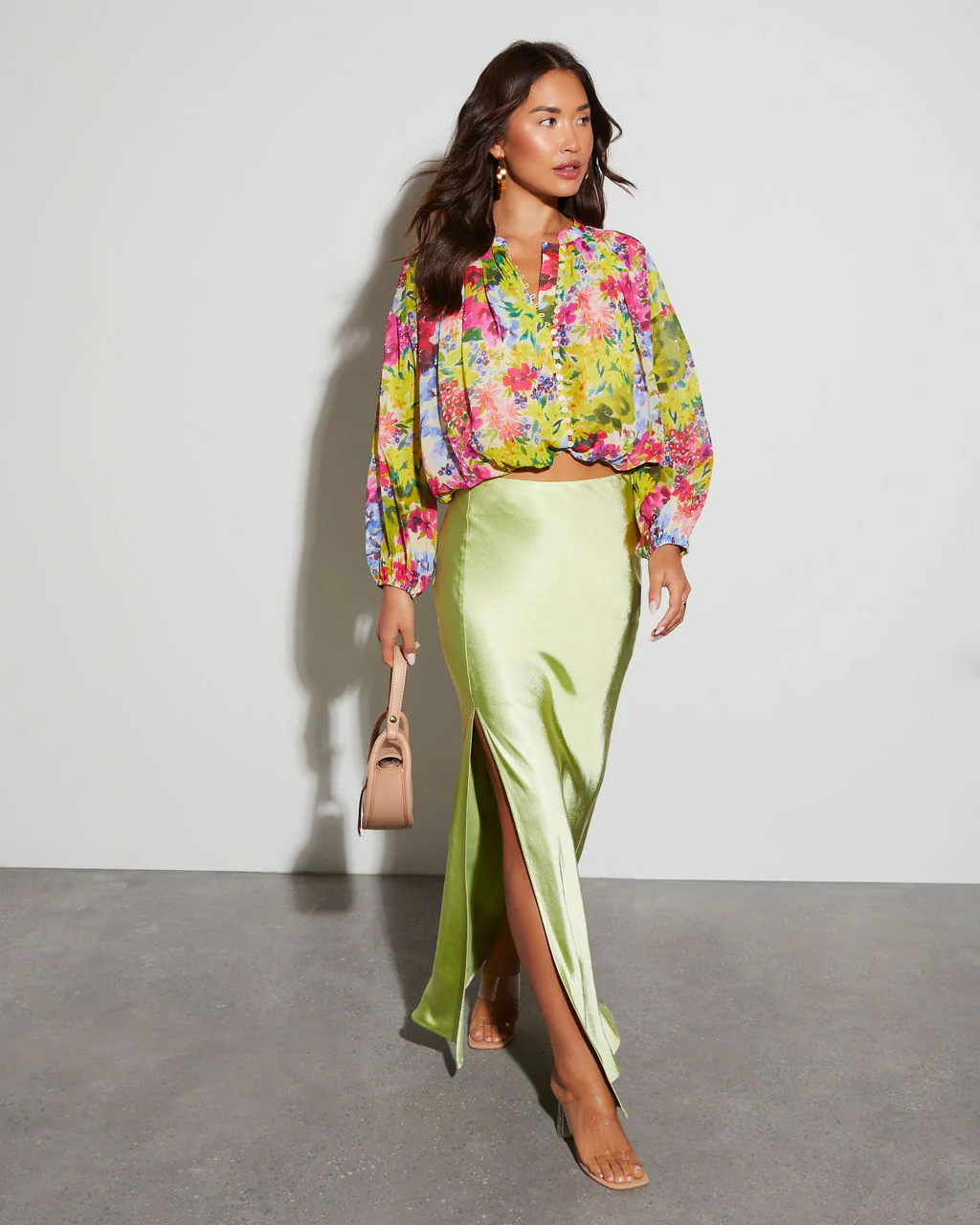 Astoria Floral Long Sleeve Top | VICI