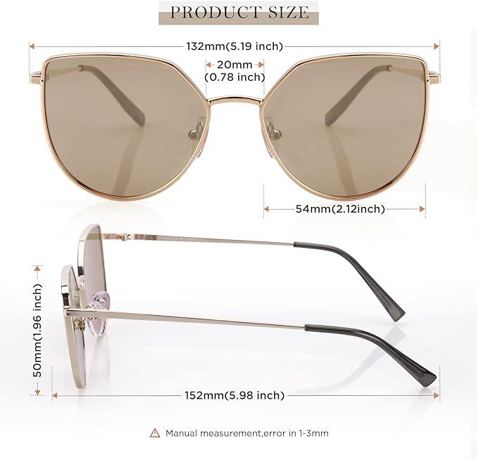 Vintage Sunglasses for Women Men - Gogelas 2022 Trendy Sunglasses UV400 Metal Sun Glasses Fashion... | Amazon (US)