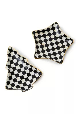 MacKenzie-Childs Courtly CheckÂ® Ceramic Star & Trinket Trays | Belk