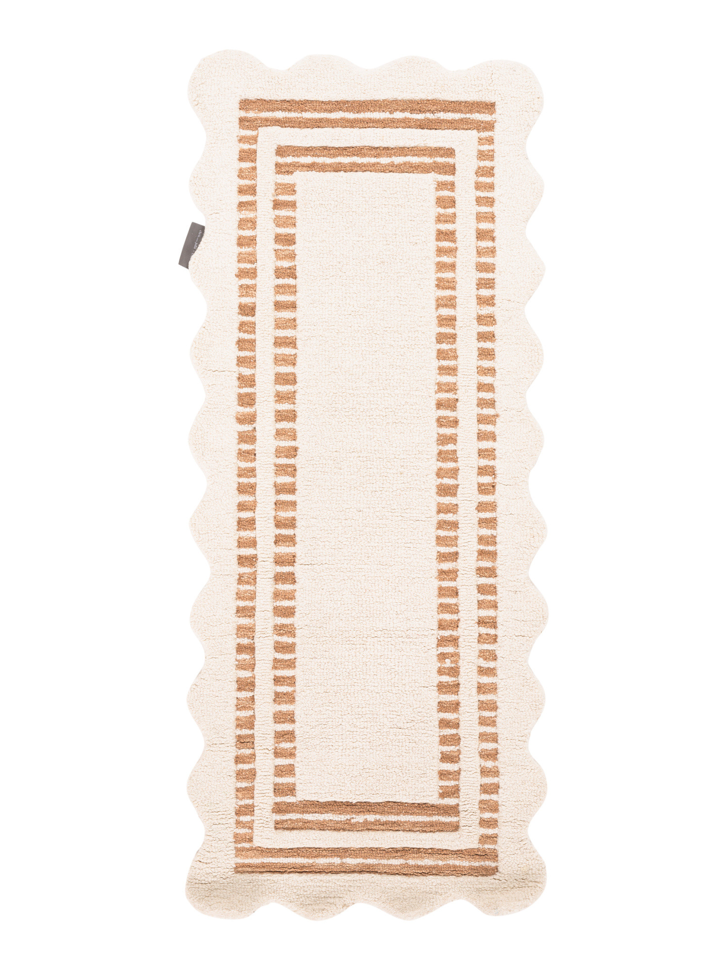 2x5 Wool Scottie Hand Tufted Runner With Scalloped Border | Marshalls