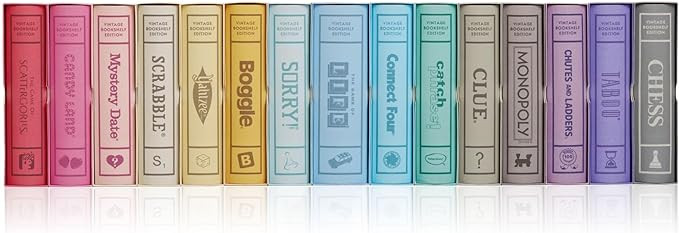 WS Game Company Collection of 15 Vintage Bookshelf Board Games | Amazon (US)