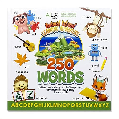 ANIMAL ISLAND Aila 250 Words Book - Preschool Learning System Kindergarten Readiness, Vocabulary,... | Amazon (US)
