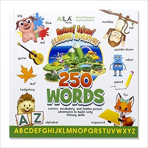 ANIMAL ISLAND Aila 250 Words Book - Preschool Learning System Kindergarten Readiness, Vocabulary,... | Amazon (US)