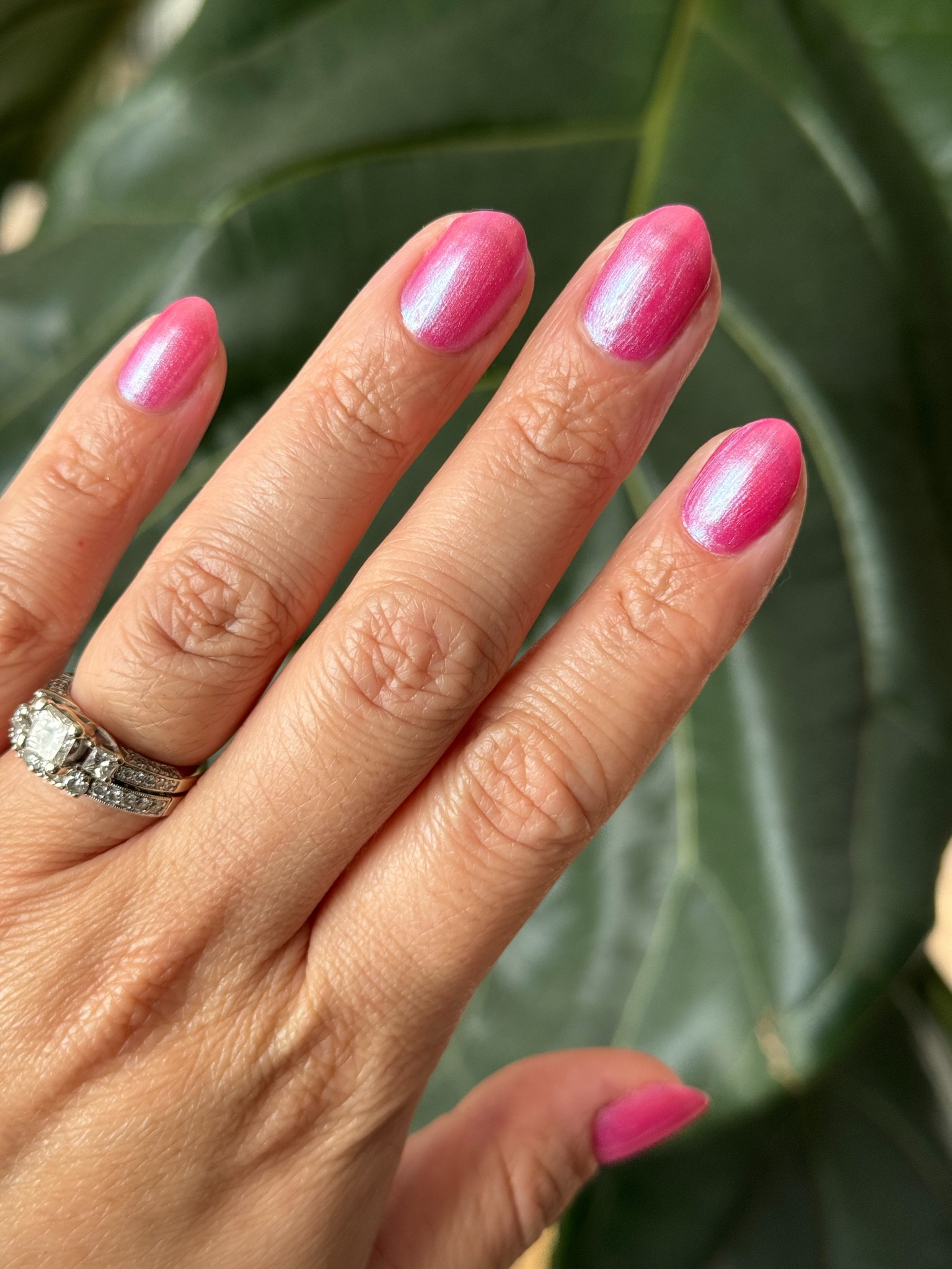 Hard Launch is the newest shifty pink in the Olive & June Valentines Day collection! This pinky purple duochrome is shown here in 2 coats. 

#LTKFindsUnder50 #LTKBeauty