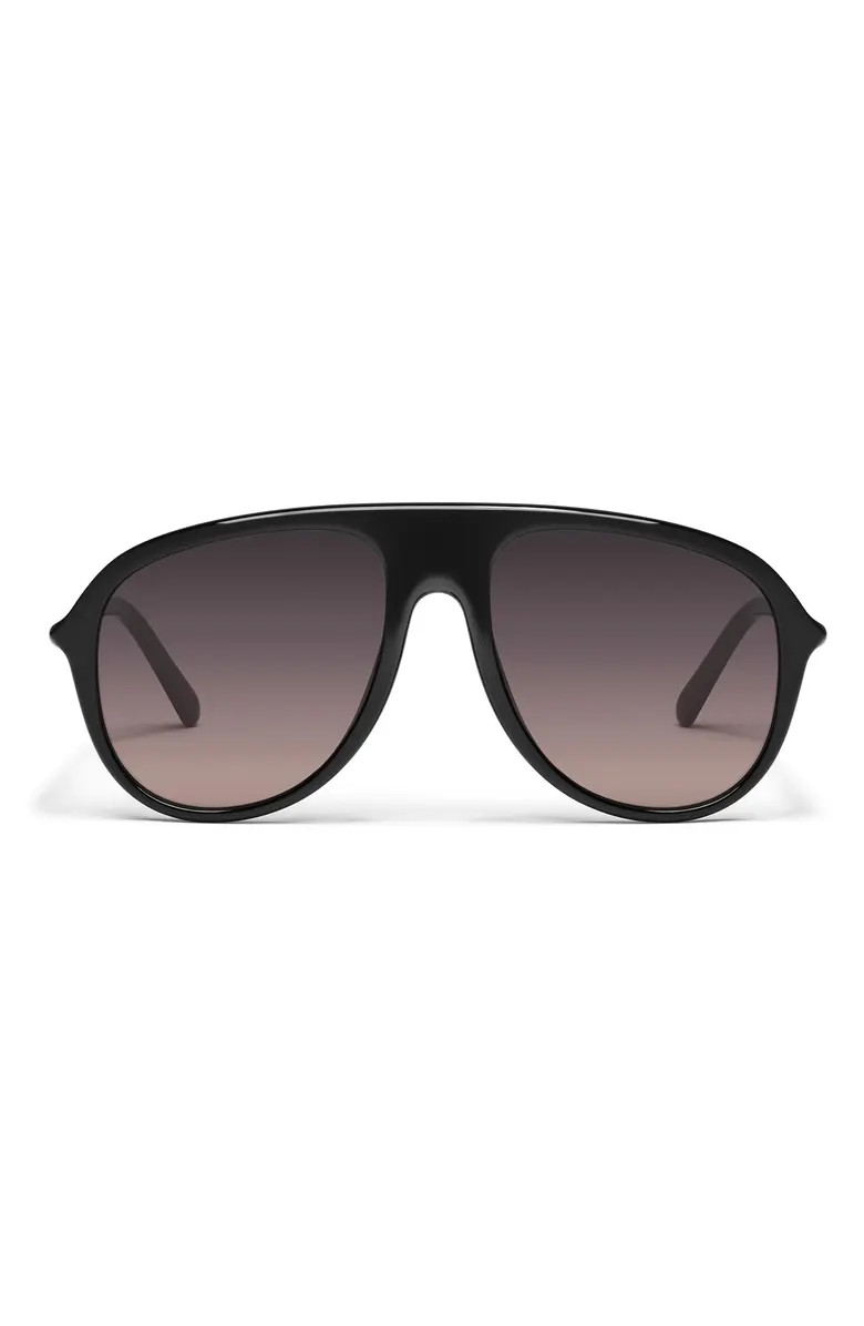 QUAY Chart Topper 54mm Aviator Sunglasses | Nordstrom | Nordstrom
