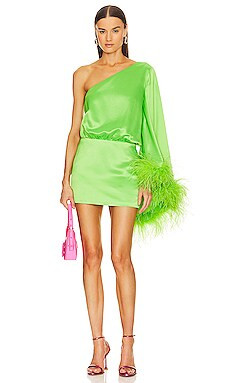 retrofete Allegra Dress in Lime Punch from Revolve.com | Revolve Clothing (Global)