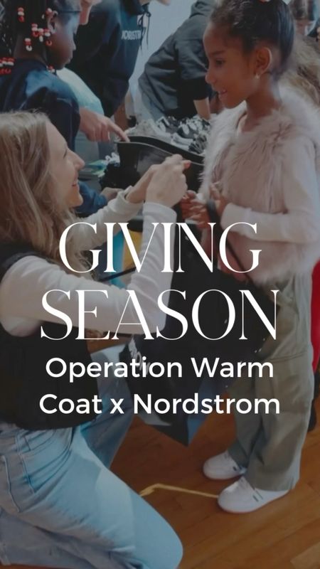 Nordstrom has partnered with operation warm coat for the fourth year in a row! They are partnering to give kids in need jackets for the winter season. You can donate when you check out at Nordstrom stores or Nordstrom.com. @nordstrom #nordstrompartner 

#LTKHoliday