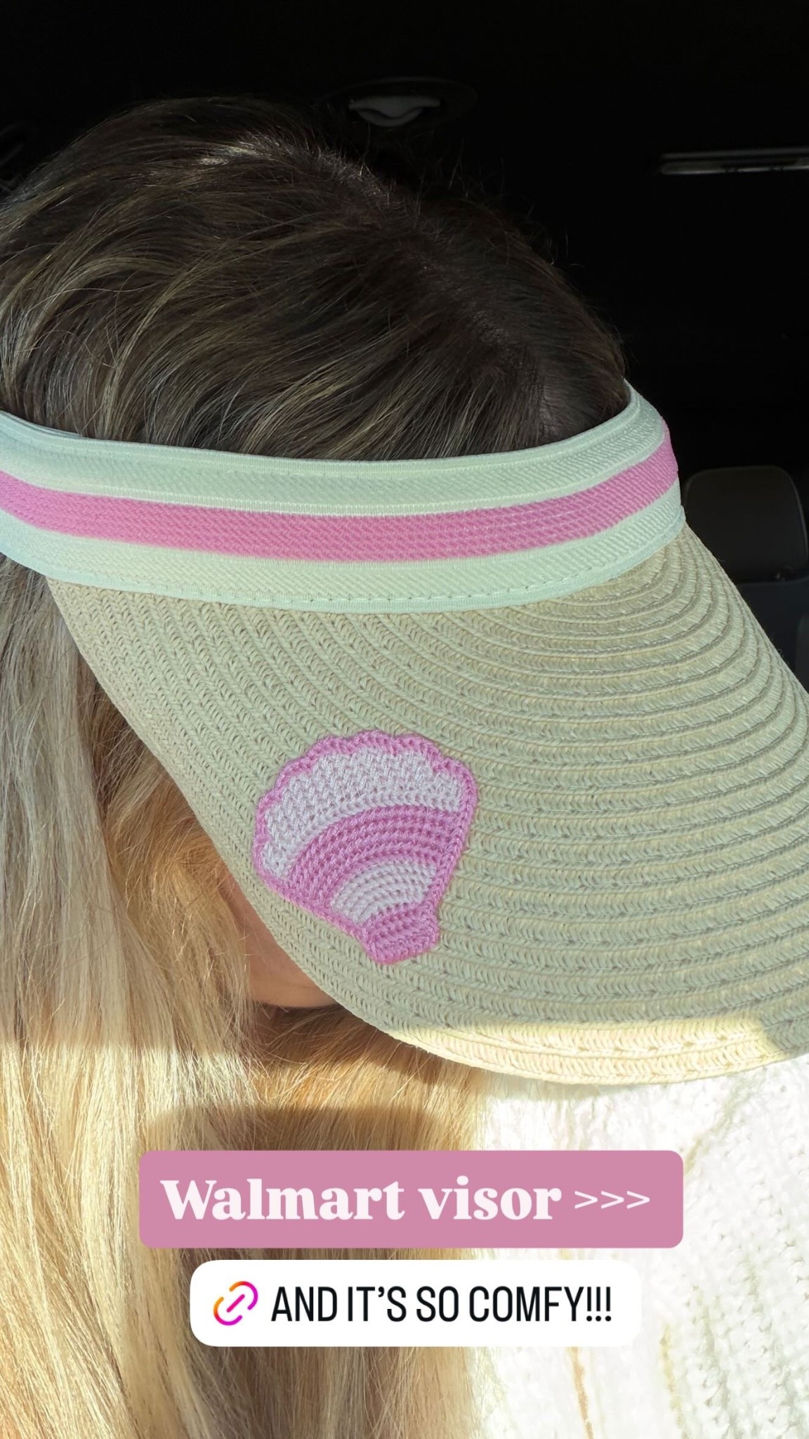 Walmart visor >>> 🐚💕

#LTKMidsize #LTKSeasonal