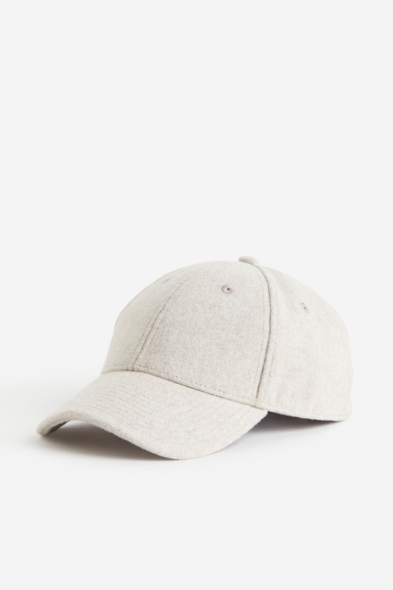 Wool-blend twill cap | H&M (UK, MY, IN, SG, PH, TW, HK)
