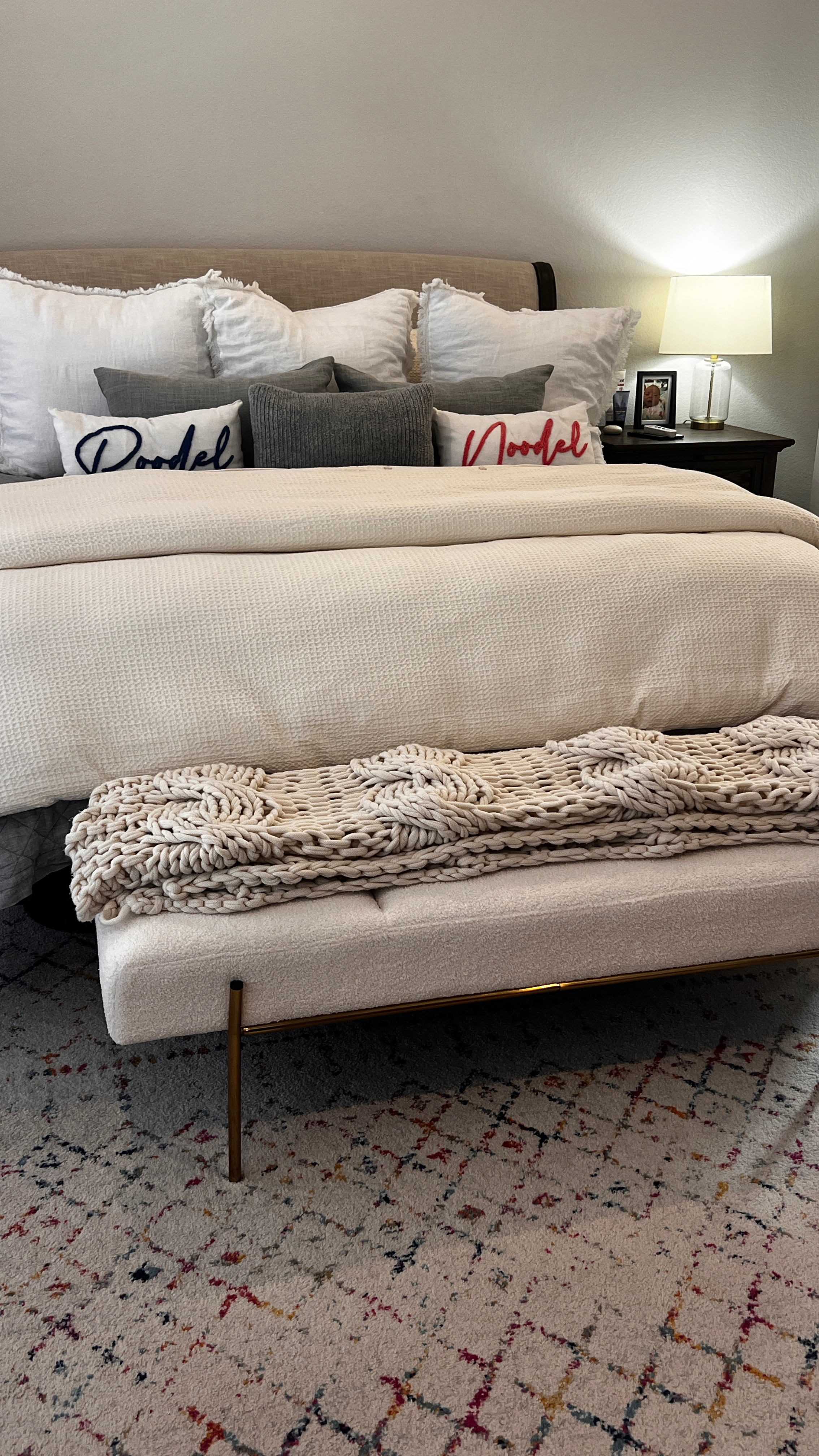 A budget friendly Walmart find! Love this bench for our bedroom and I’ve linked some of our other bedroom items. 

#LTKHome