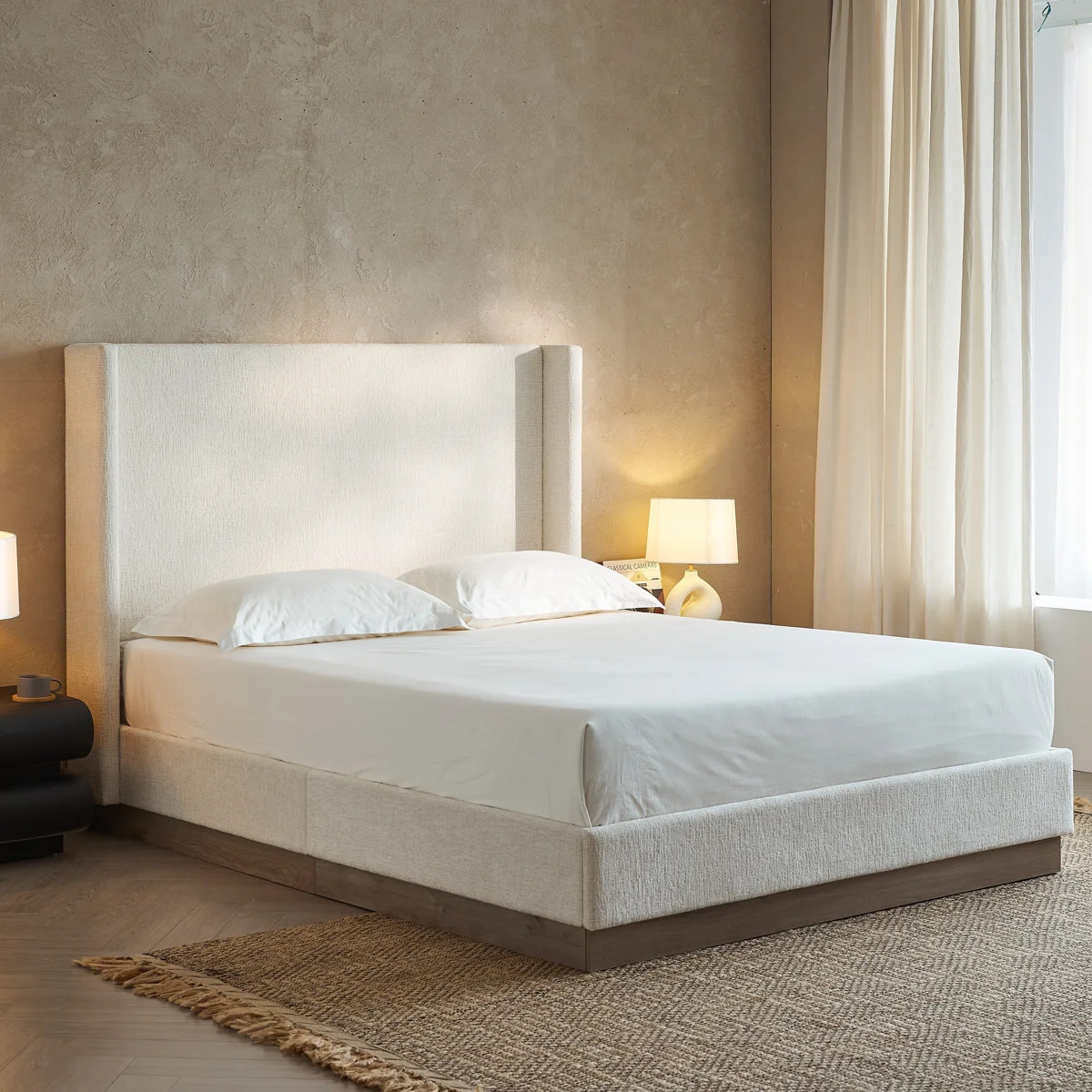 Hosford Upholstered Wingback Bed | Wayfair North America