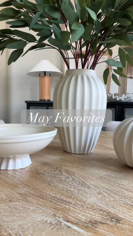 May Favorites in my home! From
The new vases I have in my dining room to my dining room Chairs and table! My faux olive tree continues to be at the top of the list and my pottery barn look alike lanterns! Along with the pottery barn look alike planter and my faux ferns!! 

#LTKStyleTip #LTKHome #LTKVideo