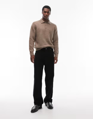 ASOS DESIGN baggy trousers in black corduroy | ASOS (Global)