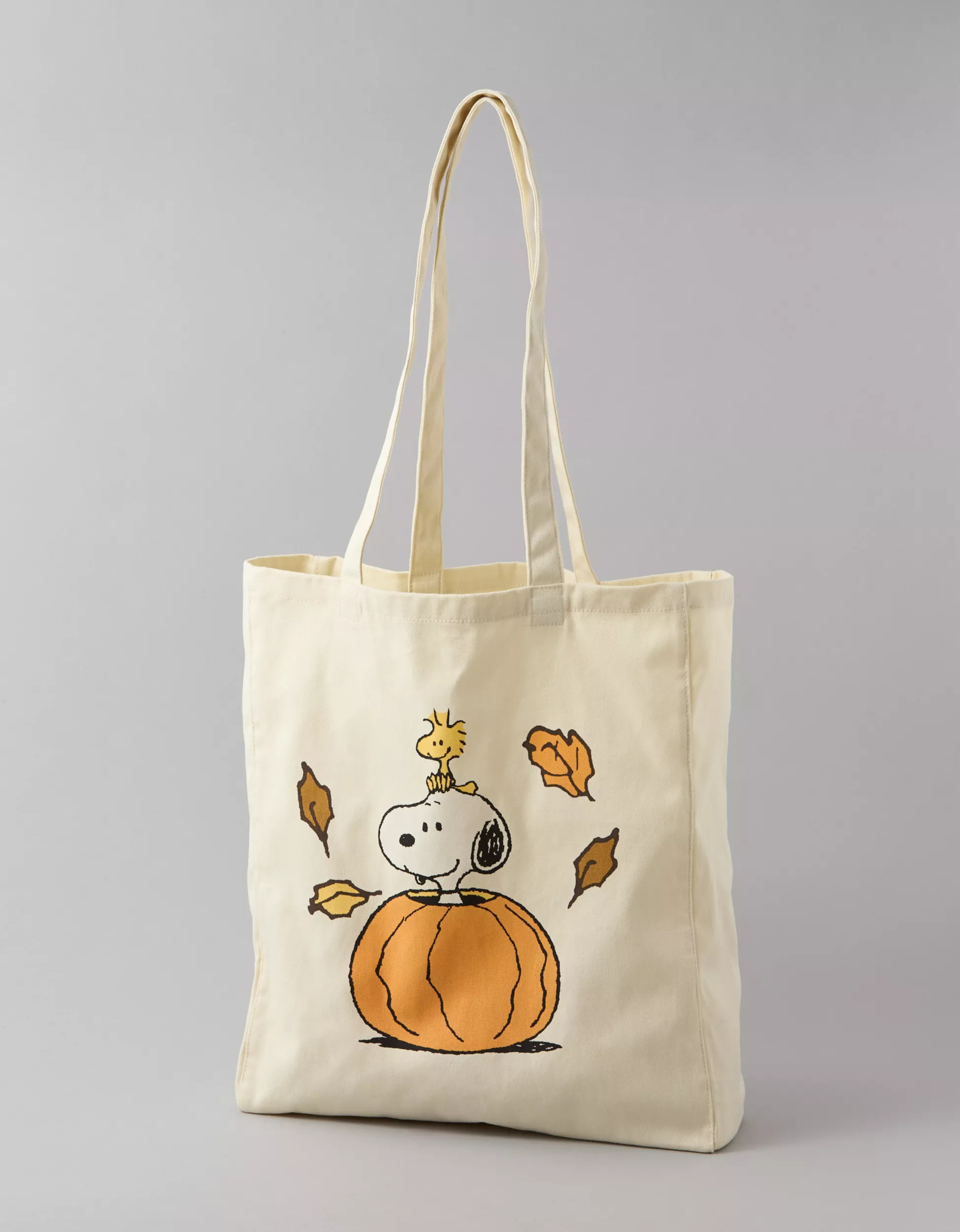 AE Peanuts Fall Tote Bag | American Eagle Outfitters (US & CA)