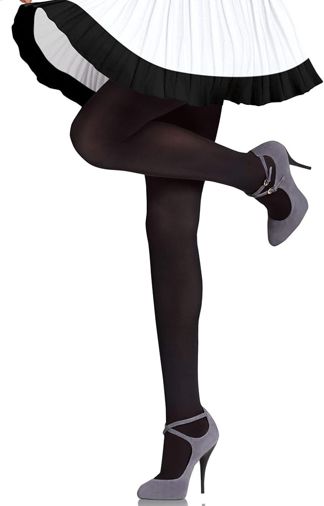 Hanes Women's Curves Sheer Black Tights HSP006 | Amazon (US)