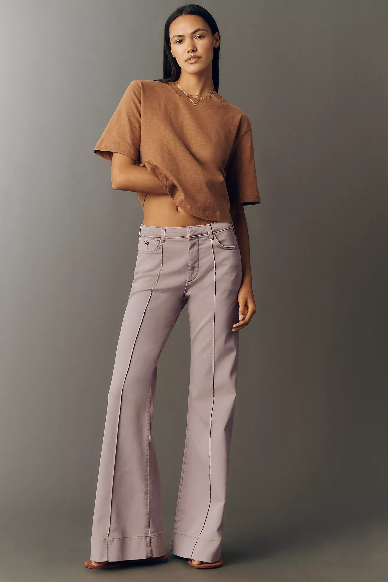 Pilcro The Sweetheart Flare Pants | Anthropologie (US)
