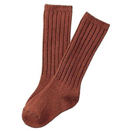 Lian LifeStyle Children 6 Pairs Knee High Cashmere Wool Socks Size 4-6Y (Brown) | Walmart (US)