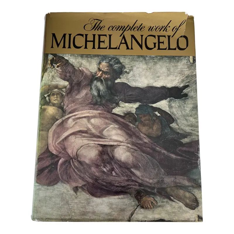 Vintage the Complete Works of Michelangelo Book | Chairish