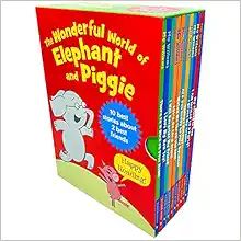 The Wonderful World of Elephant & Piggie Series 10 Books Collection Box Set by Mo Willems    Pape... | Amazon (US)